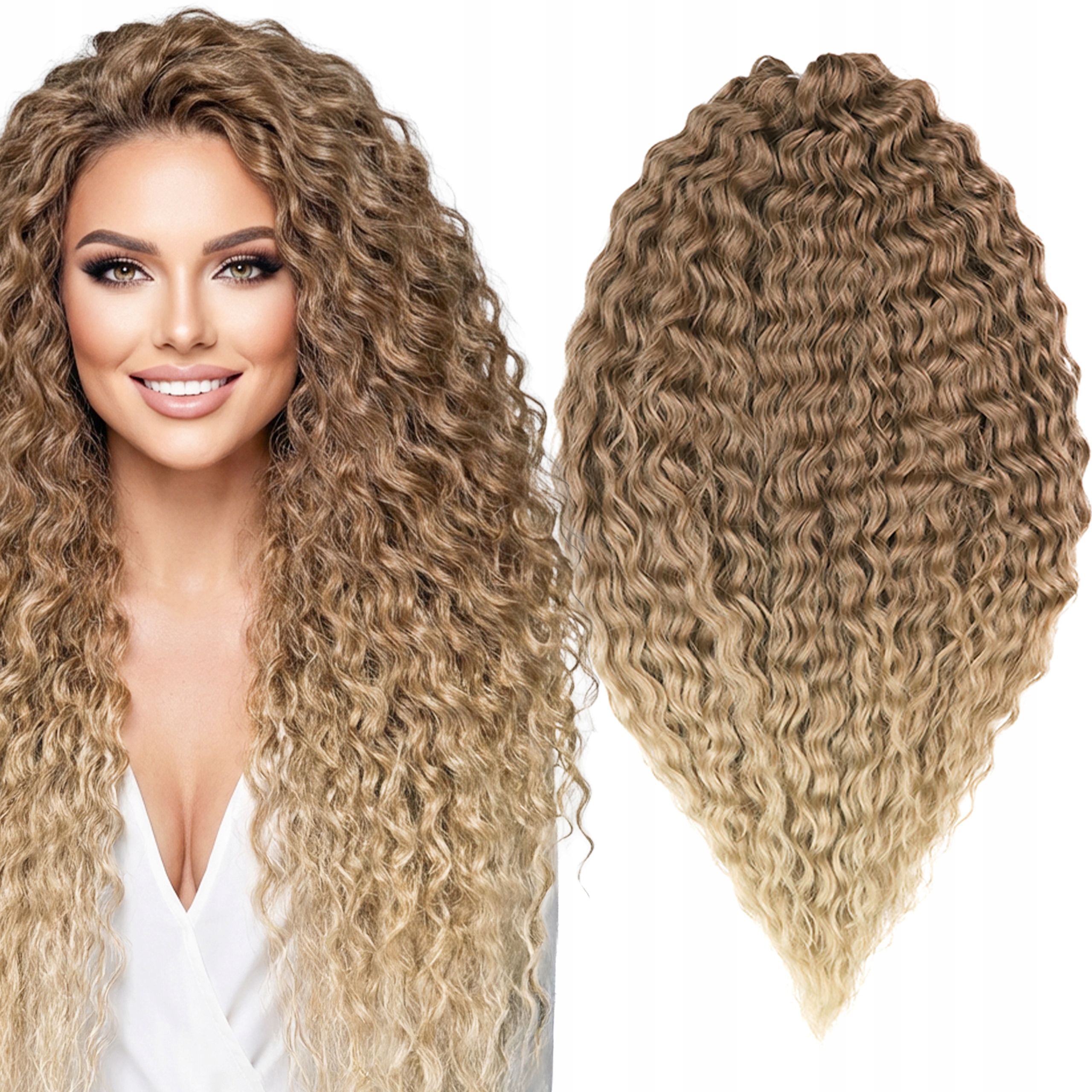 Włosy syntetyczne Afroloki Ariel Premium 22" 55cm 300g #T042 ombre