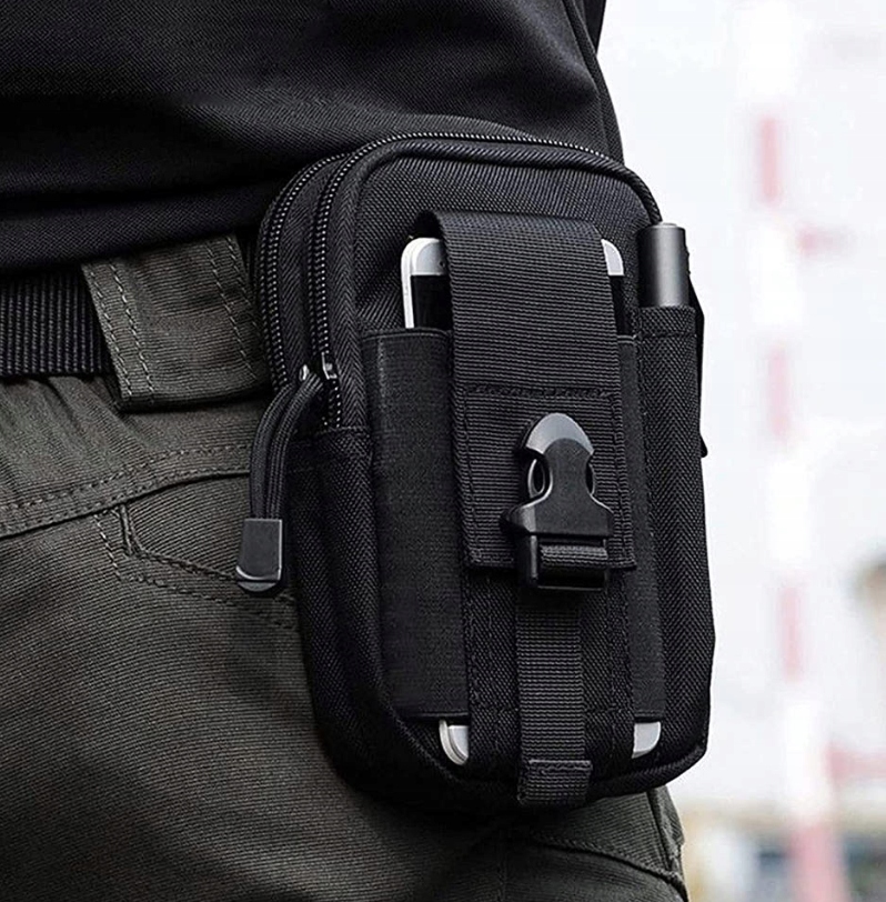 SASZETKA NERKA WOJSKOWA TAKTYCZNA CZARNA DO PASA Kod producenta D051