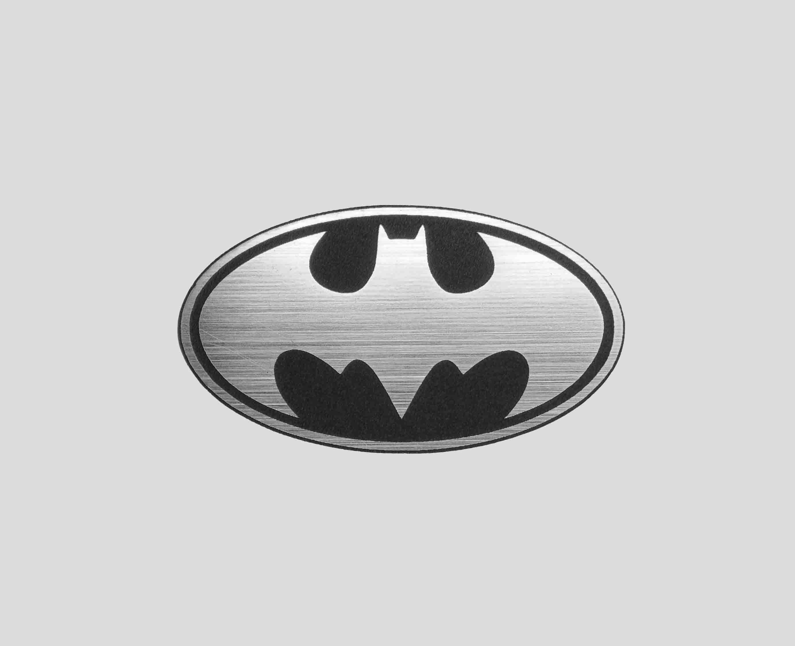 

Batman naklejka emblemat 60 x 30 mm * Srebrna