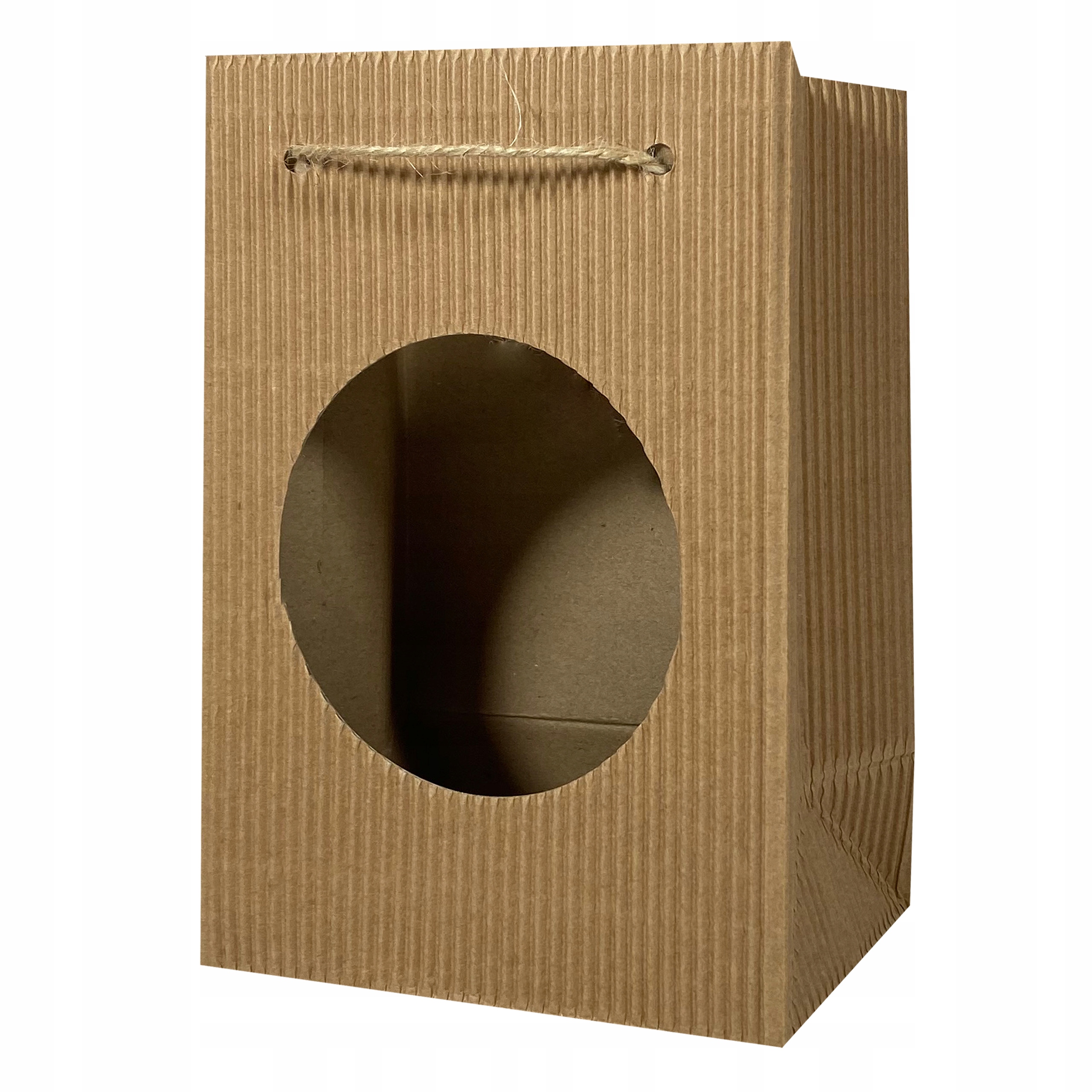 

Torebka Eko Z Okienkiem tektura falista 13x8x18,5