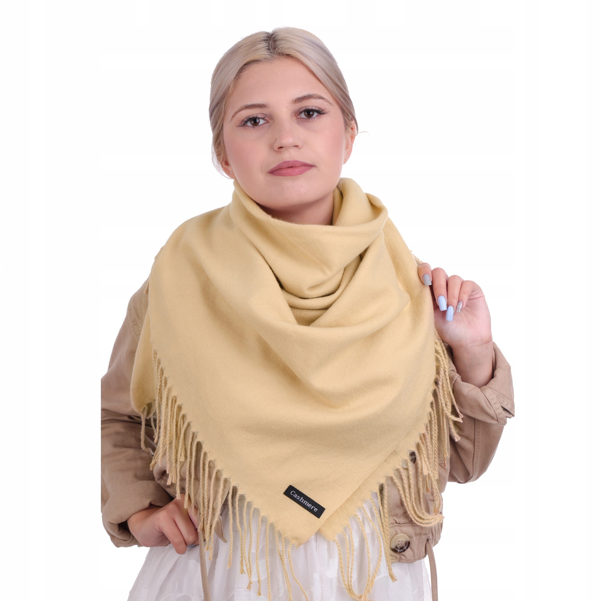 Chusta damska CZERWONA Marka bez marki