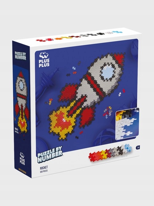 

Plus-Plus Puzzle by number Rakieta