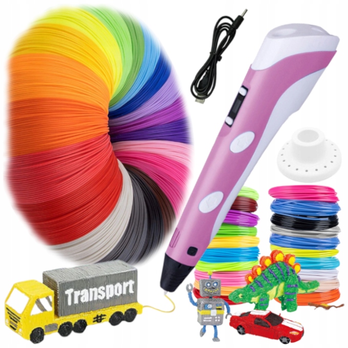 DŁUGOPIS 3D DRUKARKA 3D PEN + GRATIS 110m WKŁAD