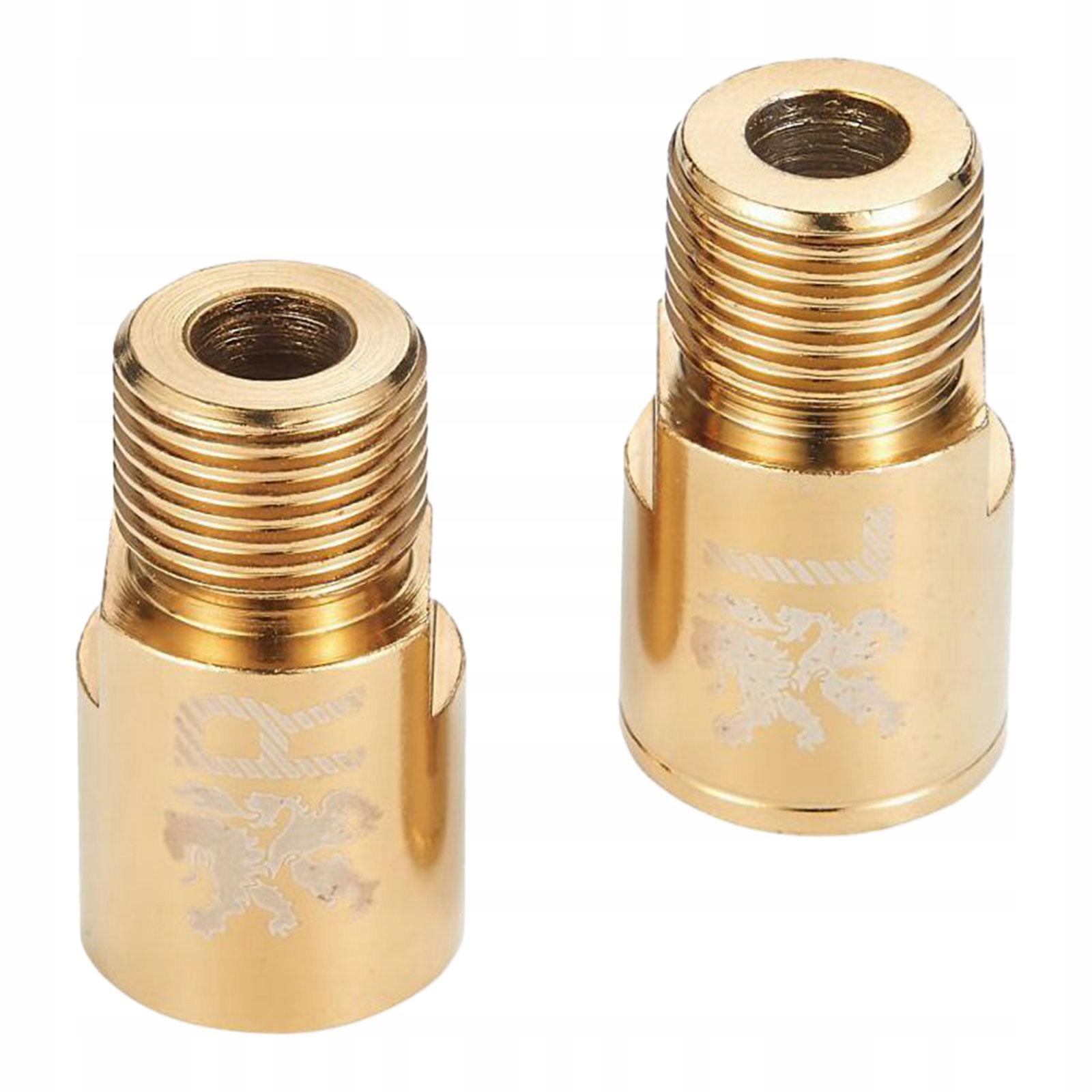 2Pcs Bike Pedal Extenders for Most of 9/16" Crank Heavy Duty Adapter