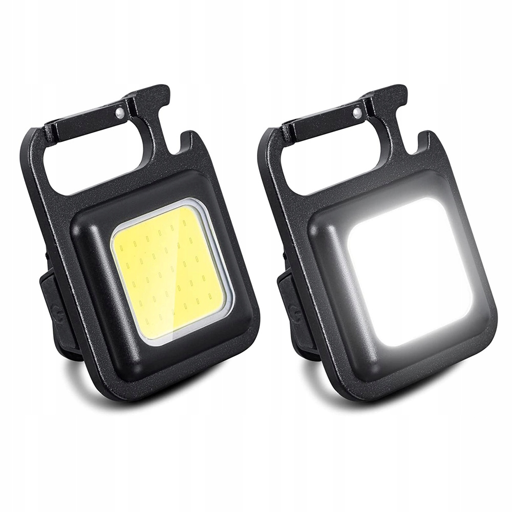 LAMPKA LED COB BRELOK OTWIERACZ MAGNES USB ALUM. Marka Liderhoff