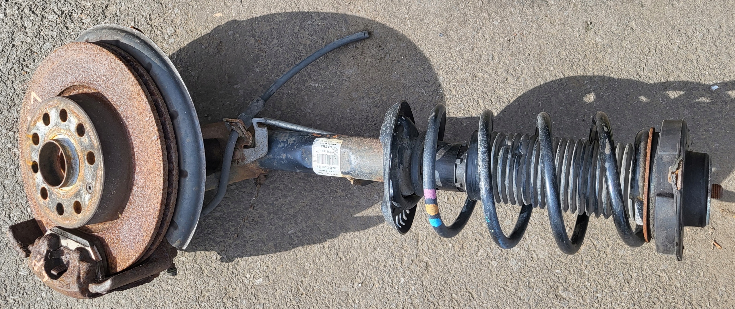 shock absorber swing McPherson spring caliper VW GOLF VI AUDI SEAT SKODA