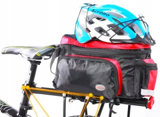 MOCNY TYLNY UNIWERSALNY BAGAŻNIK ROWEROWY ALUMINIOWY TURYSTYCZNY Stan opakowania oryginalne