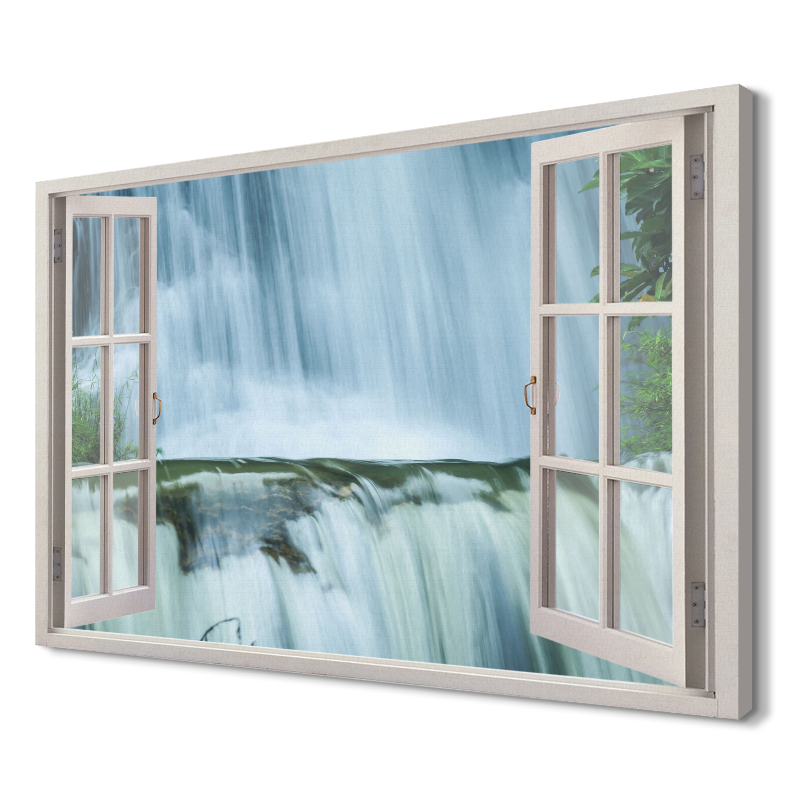 

Wodospad Obraz okno 3d 120x80 do kuchni do jadalni