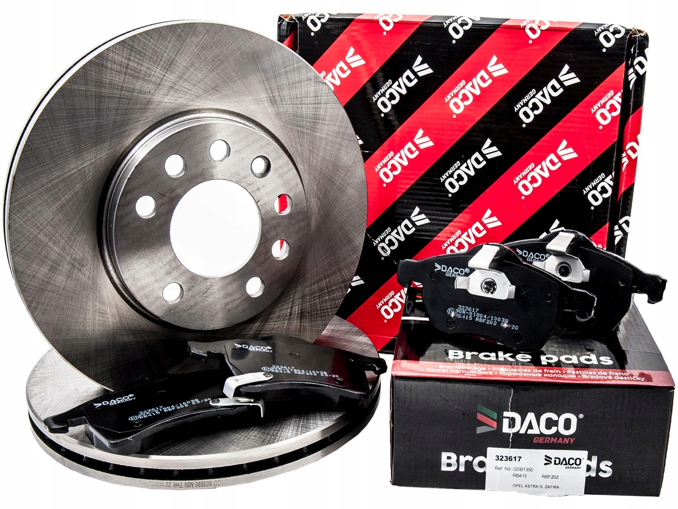 TARCZE KLOCKI PRZOD OPEL ZAFIRA A B 1 6 1 8 280MM