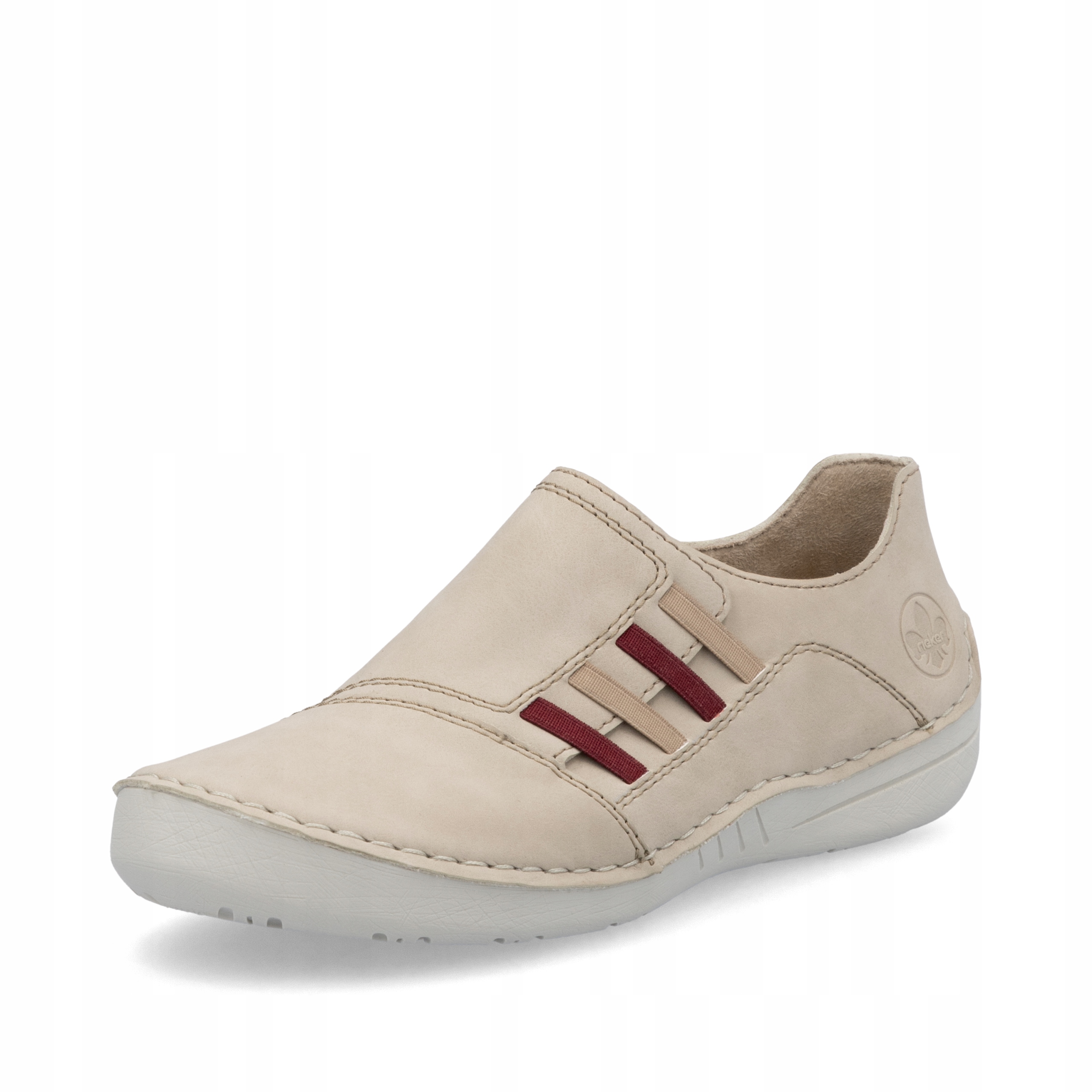 Rieker Antistress Dámské Nazouvací Polobotky 52560-62 Béžové vel. 38