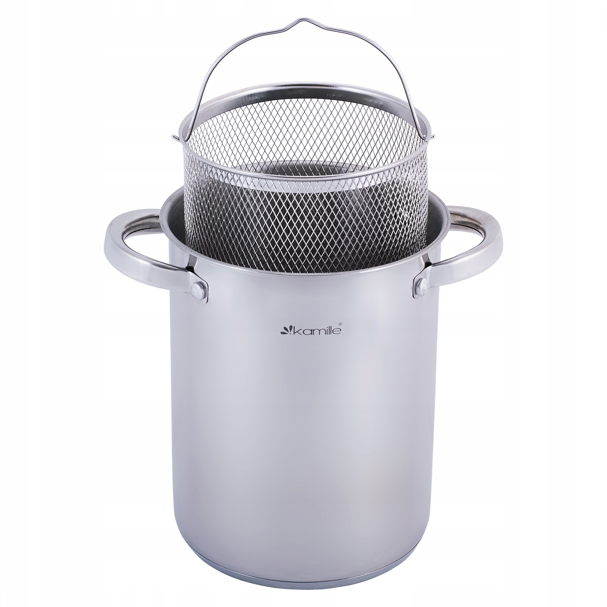 Garnek Do Szparagów Makaronu Z Sitkiem 4L GR39 Marka Kamille