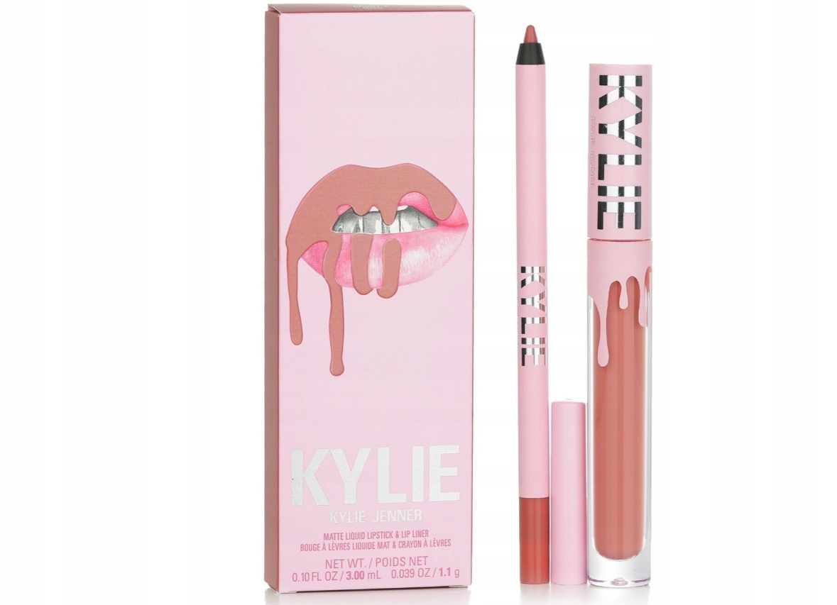 Kylie Matte Liquid Lipstick Lip liner konturovací rtěnka sada 802 Candy K
