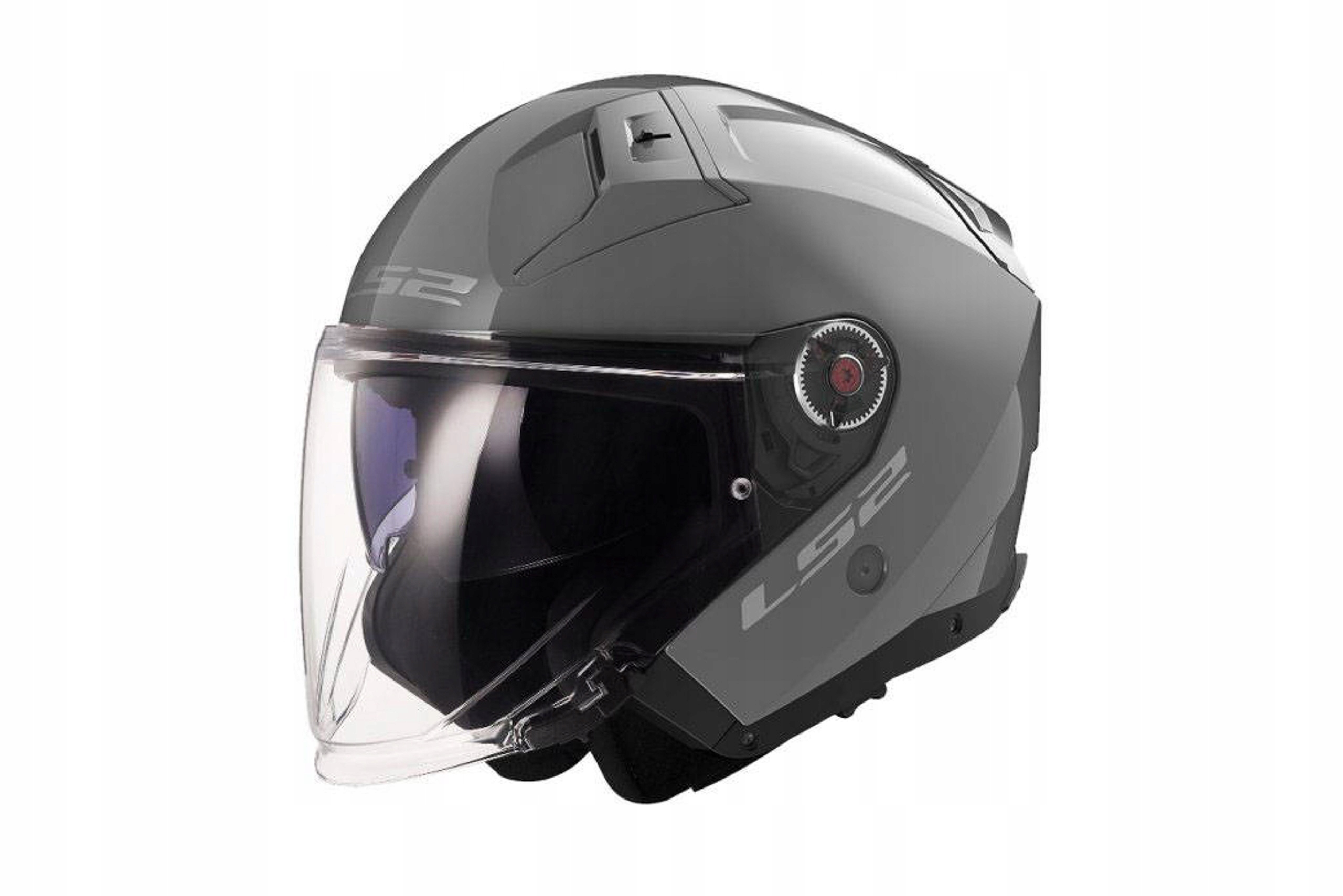 Kask motocyklowy otwarty LS2 OF603 Infinity II Solid Nardo Grey M