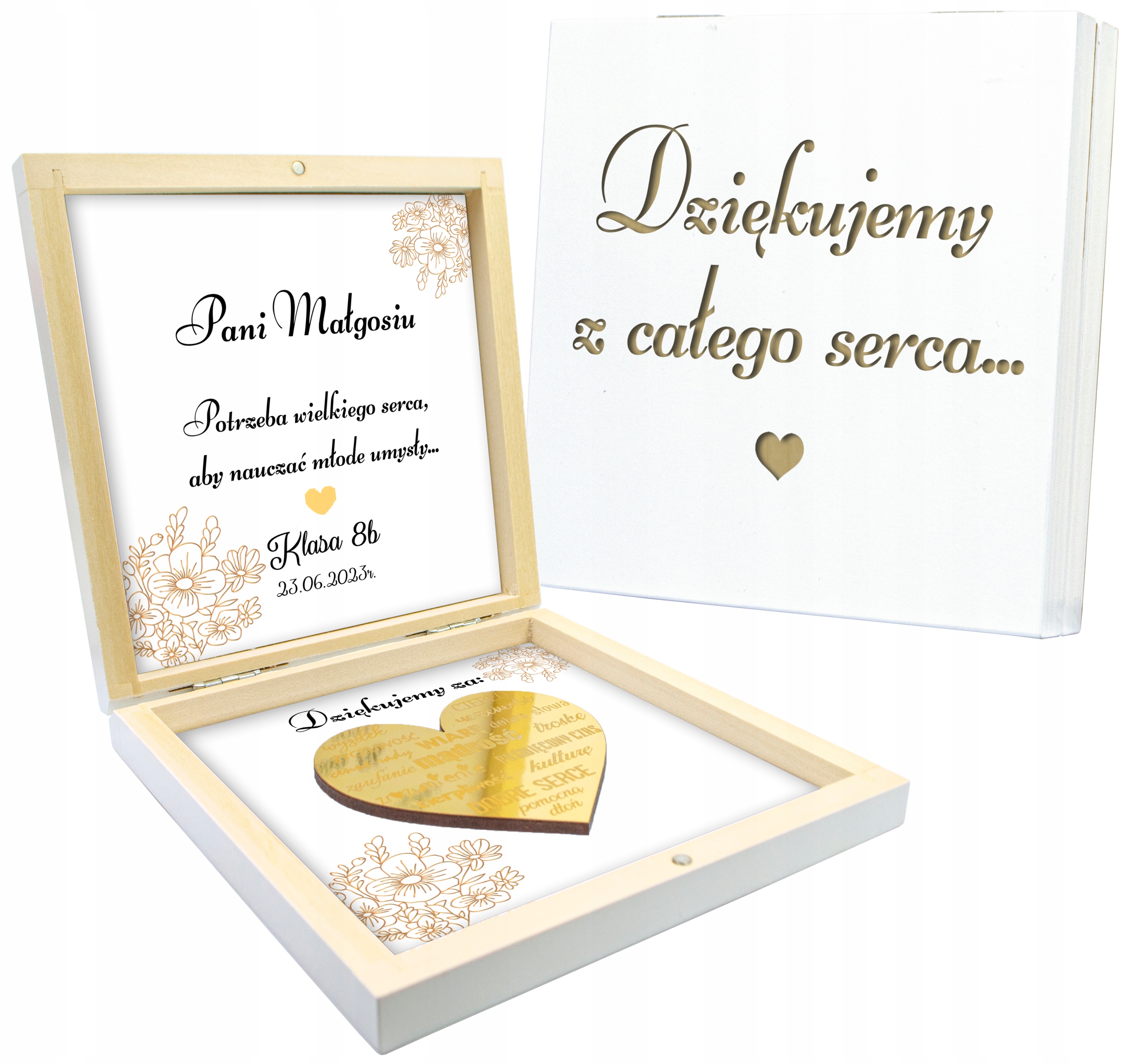 

Podziękowanie Dla Nauczyciela Pudełko 3D