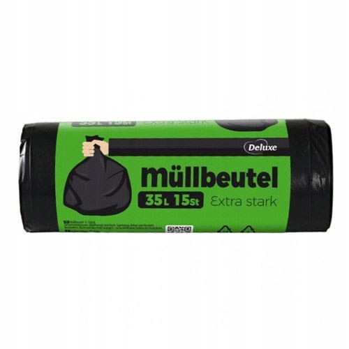 

Deluxe Worki Na Śmieci Mocne 35L 15szt Niemcy