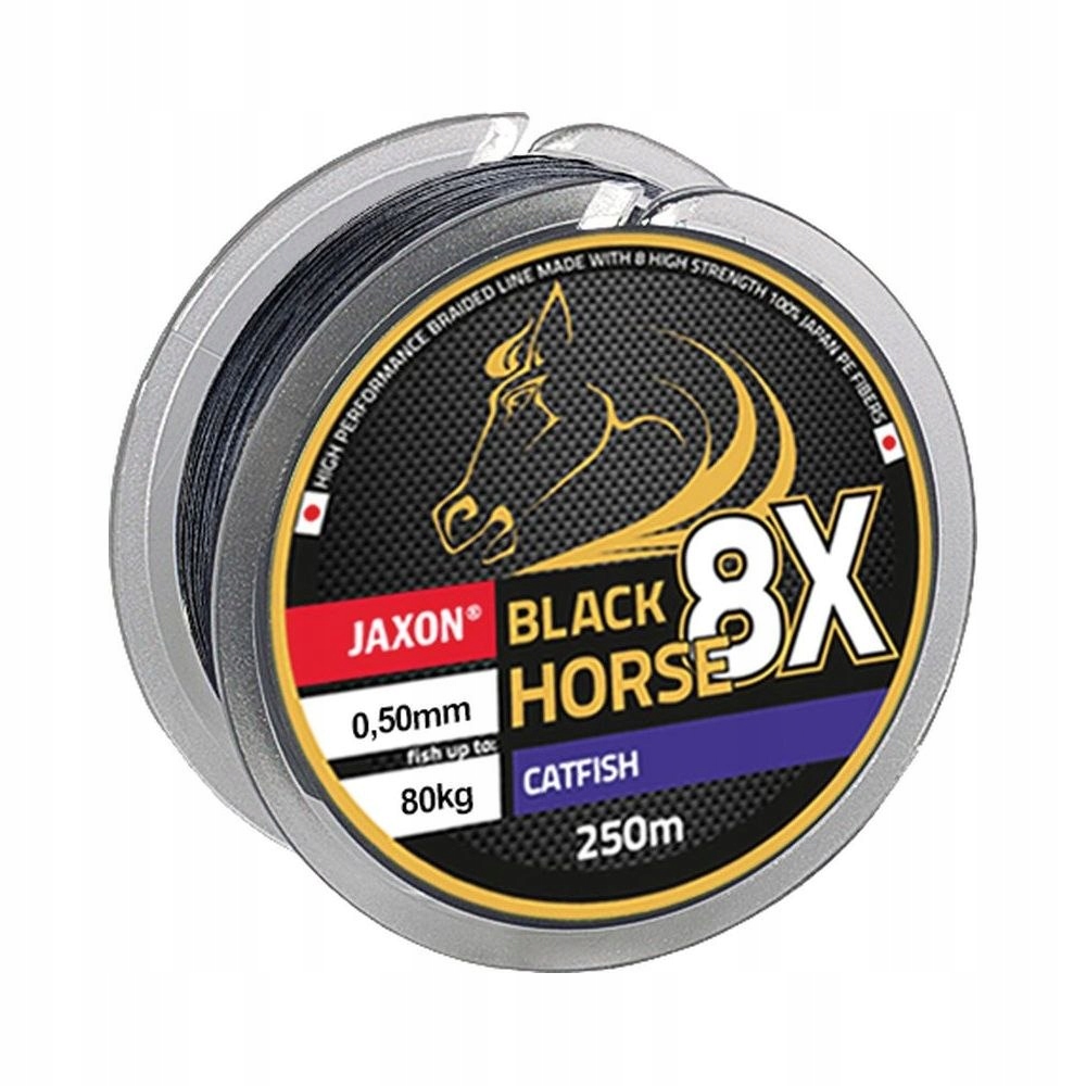 

Plecionka Jaxon Black Horse 8X Catfish 0,40mm 250m