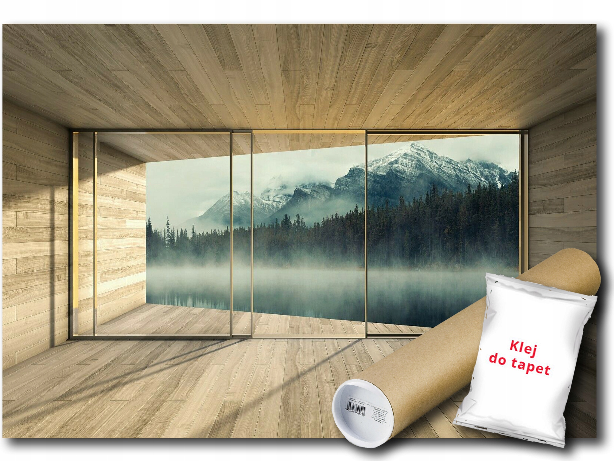 Fototapeta Flizelina Les Hory Okno Terasa 368x254