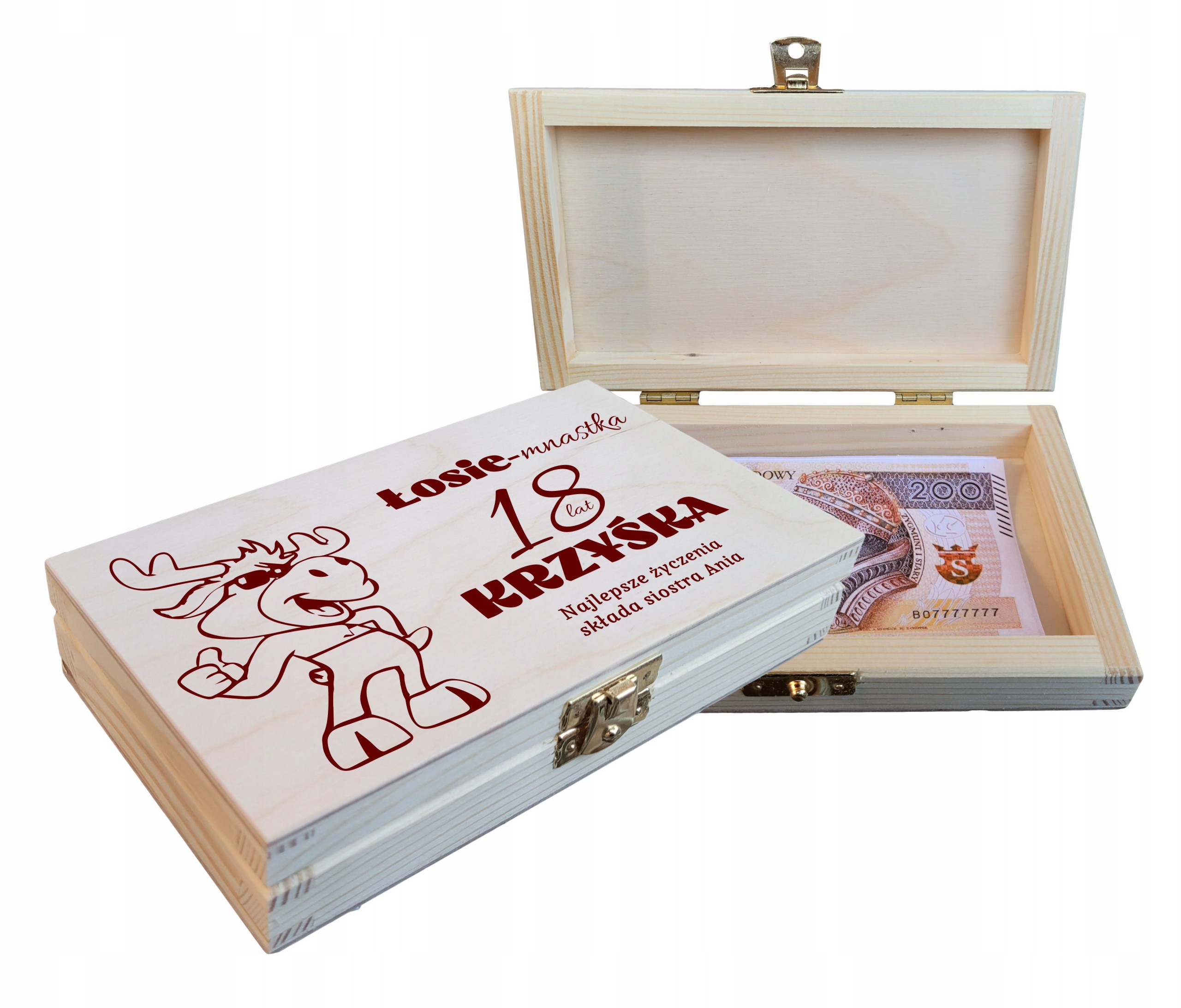 

Pamiątka Na 18 Urodziny Pudełko Na Pieniądze