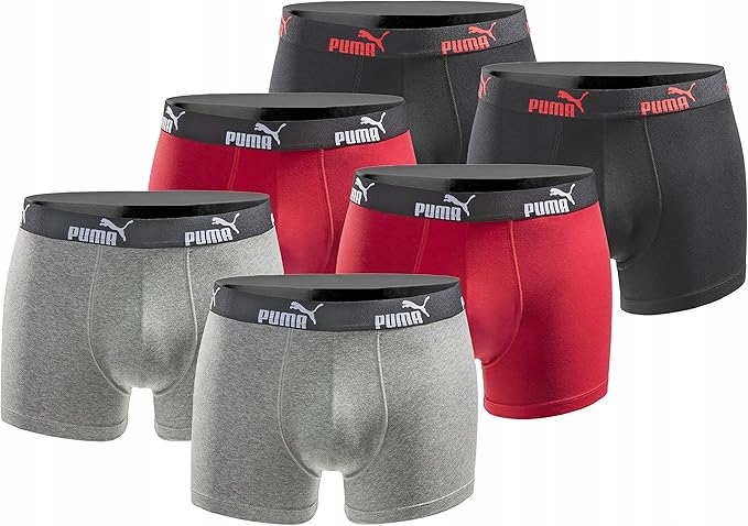 Pánské slipy Puma Boxershorts 6-pack r.XL bavlna módní