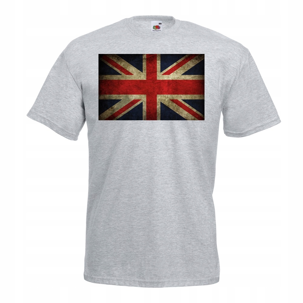 

Koszulka flaga Uk Wielka Brytania XL szara