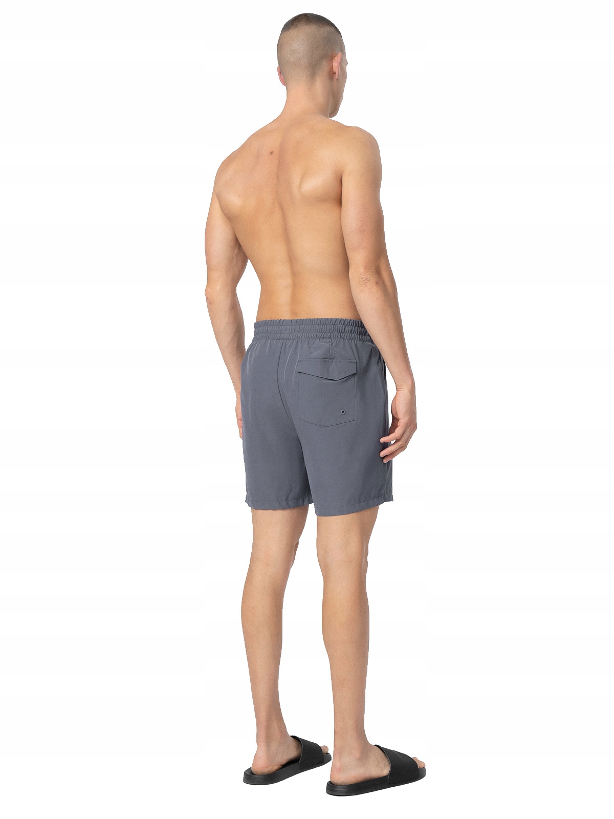 4F SPODENKI MĘSKIE SZORTY PLAŻOWE KĄPIELOWE Kolor szary