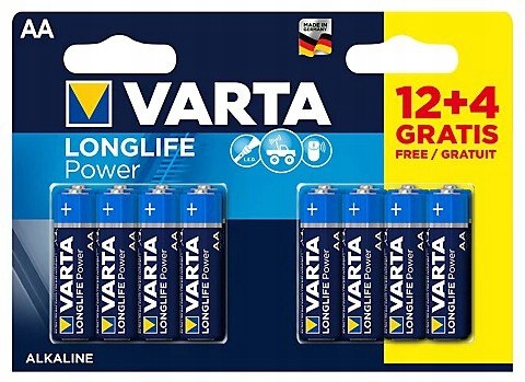 

16x Bateria Aa LR6 Varta Longlife Power 4906