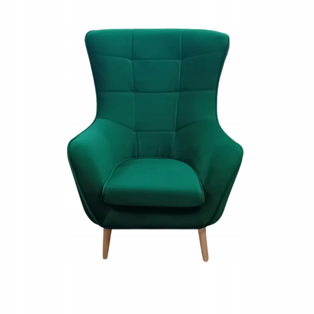 fotel uszak Hornel + pufa (tkanina Spark 15) Szerokość mebla 81 cm