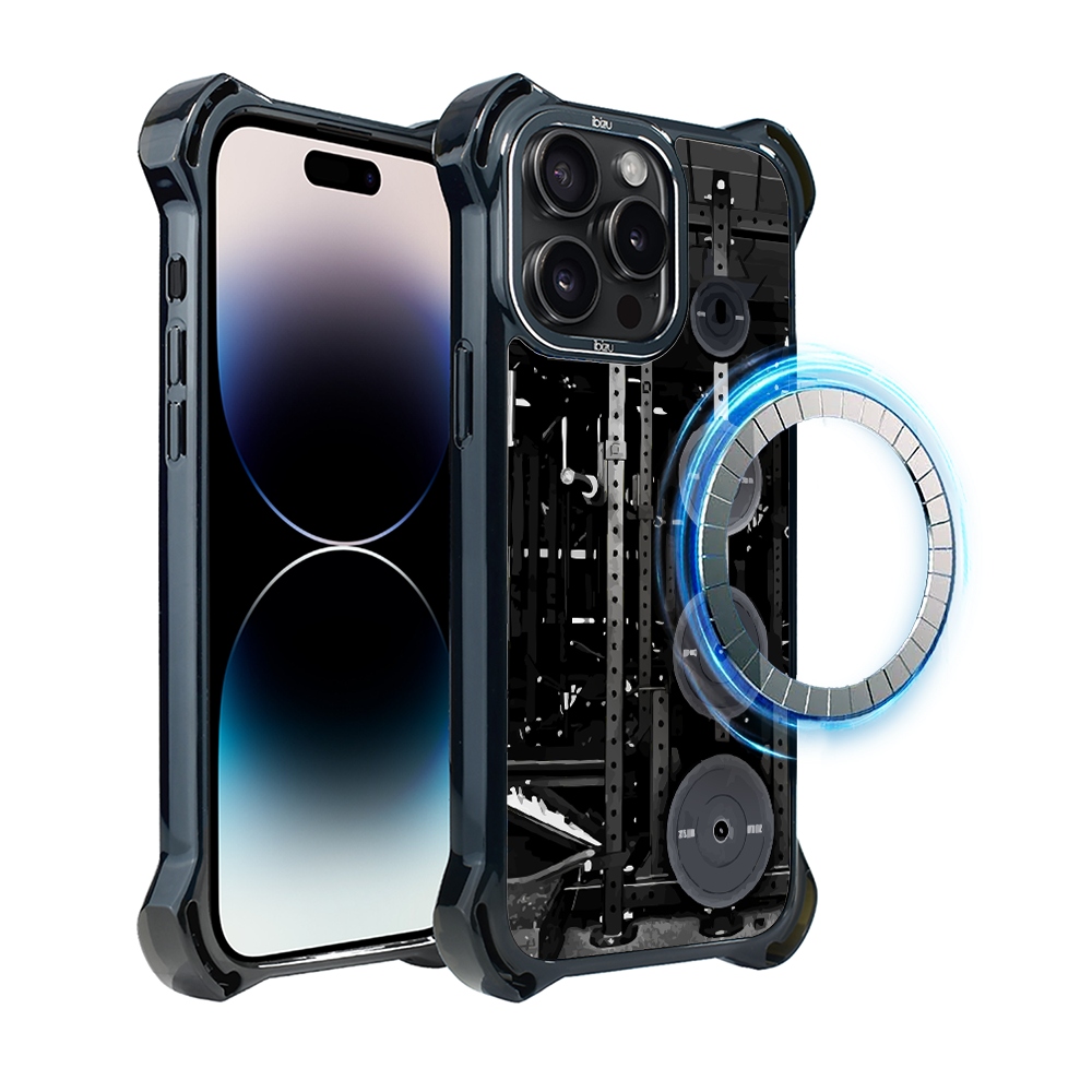 Pouzdro pro iPhone 14 Pro Ibizu DropGuard Ultra s MagSafe, Železná stanice