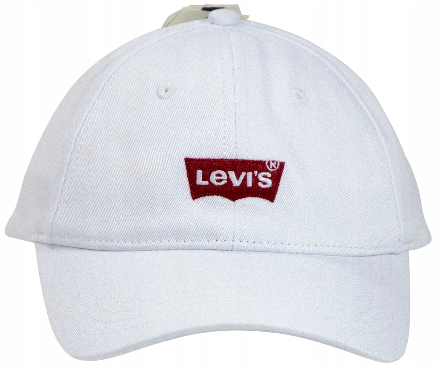 

Levis biała czapka z daszkiem haft logo