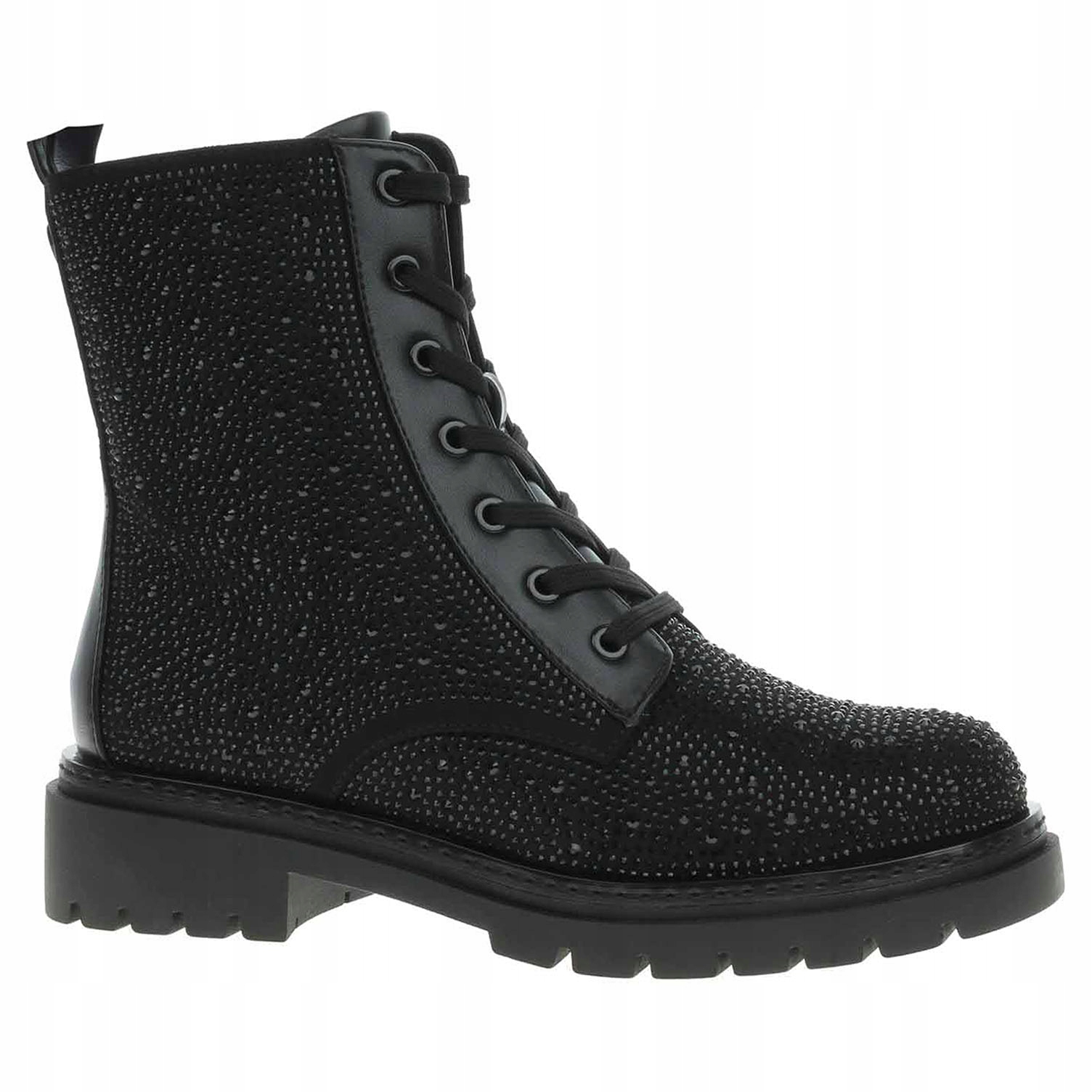 Dámská kotníková obuv Marco Tozzi 2-25232-45 black glitter 40