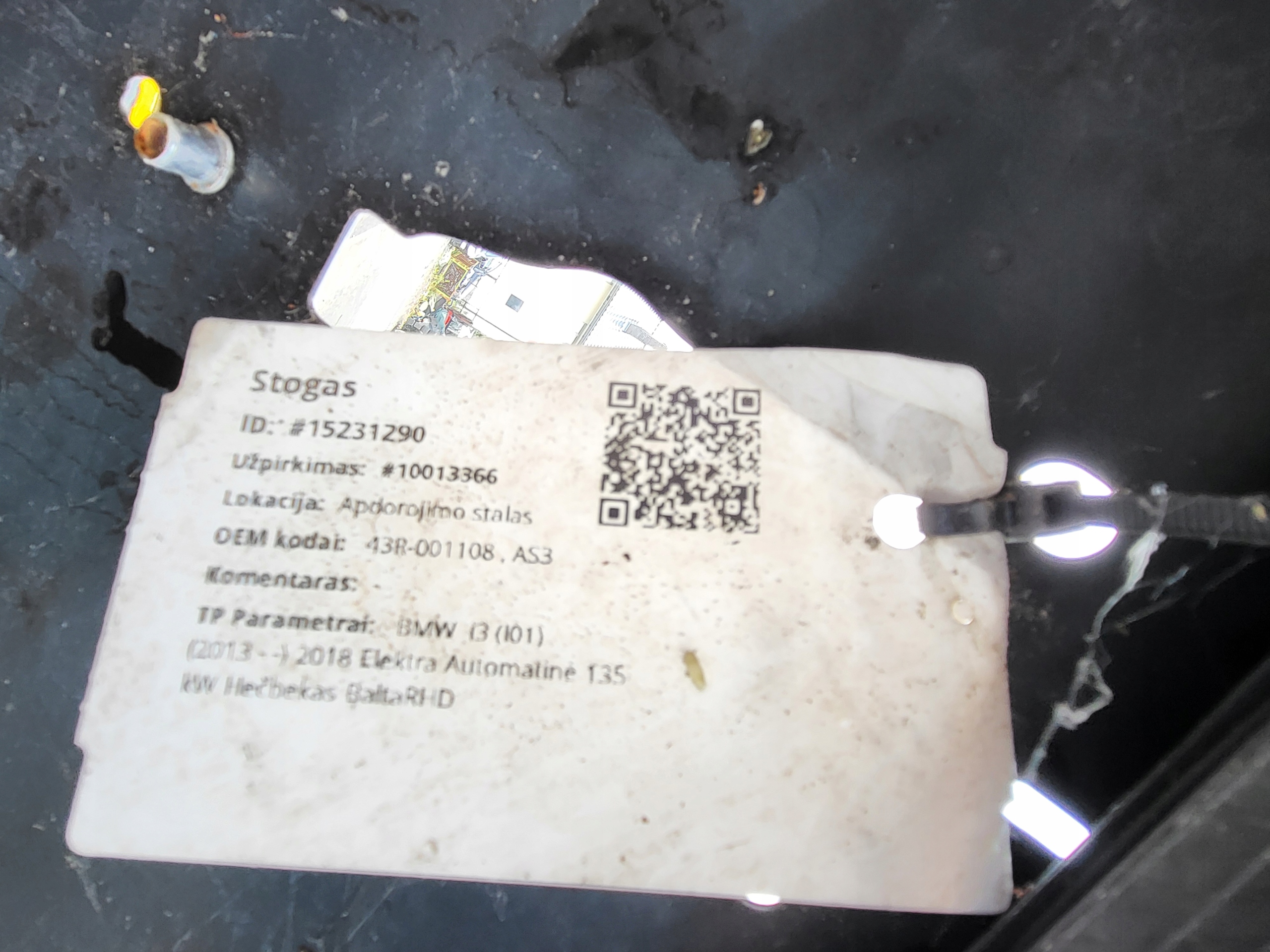 dach Blende Abdeckung luftführung BMW i3 OE