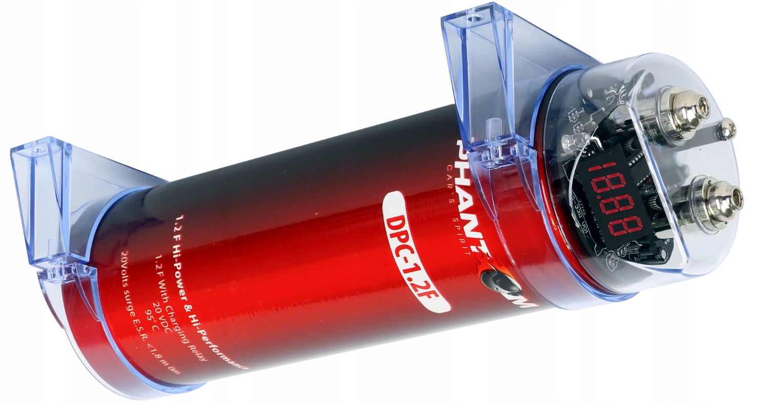 KONDENSATOR Phantom DPC-1.2F Car Audio 1,2F do 700W RMS WYŚWIETLACZ LCD EAN (GTIN) 5907546007843
