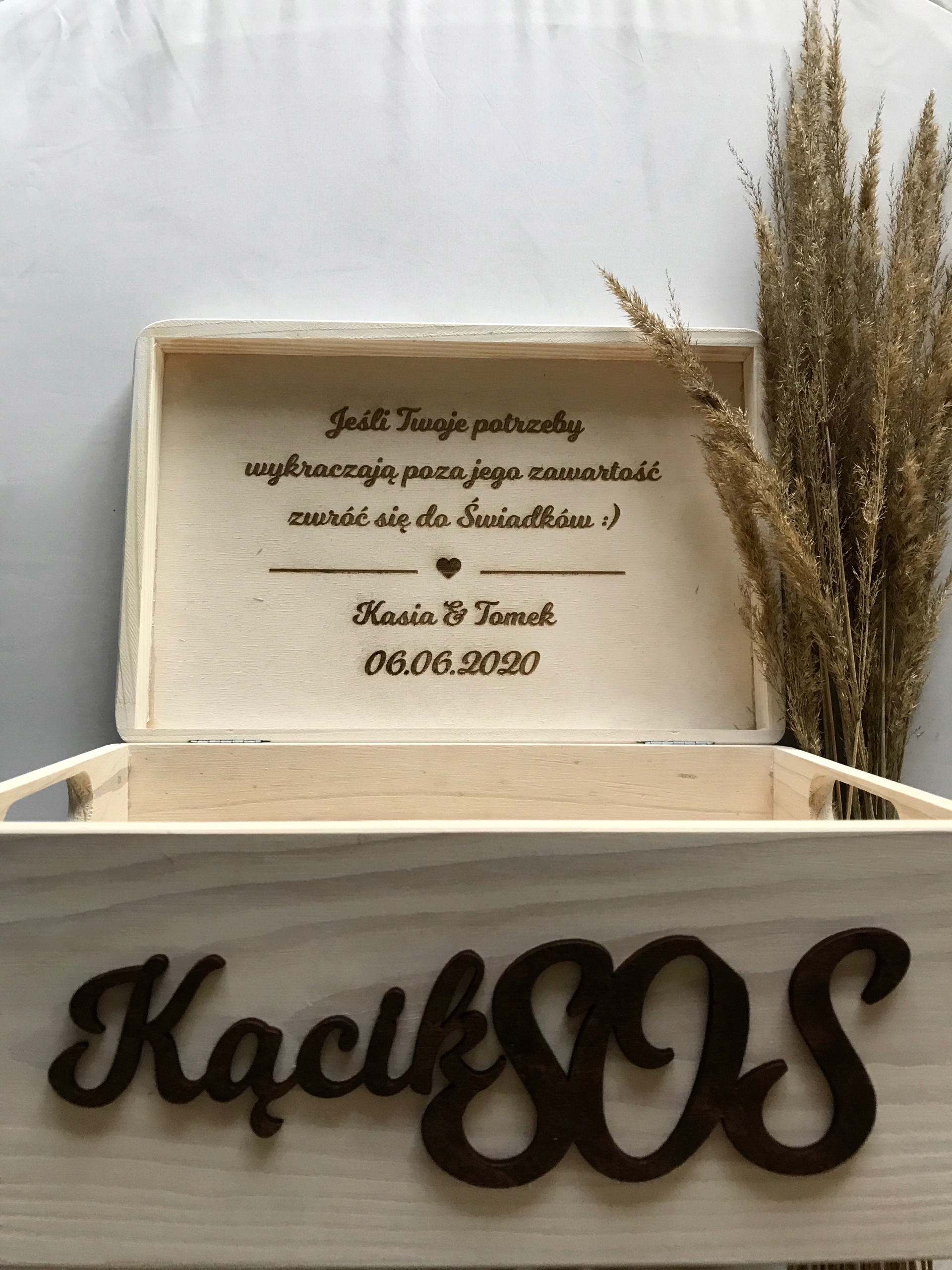 

Koszyk Ratunkowy,biały wesele,ślub-personalizowany