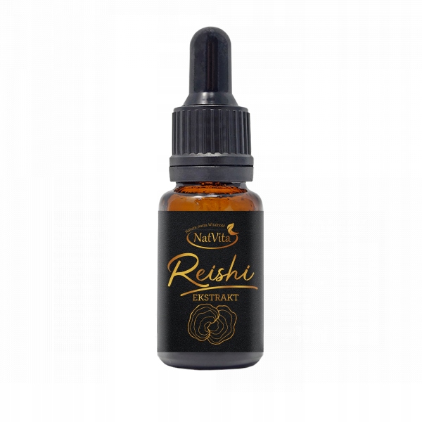 Reishi Krople Ekstrakt Odporność Naturalne Adaptogen Sen 30ml NatVita