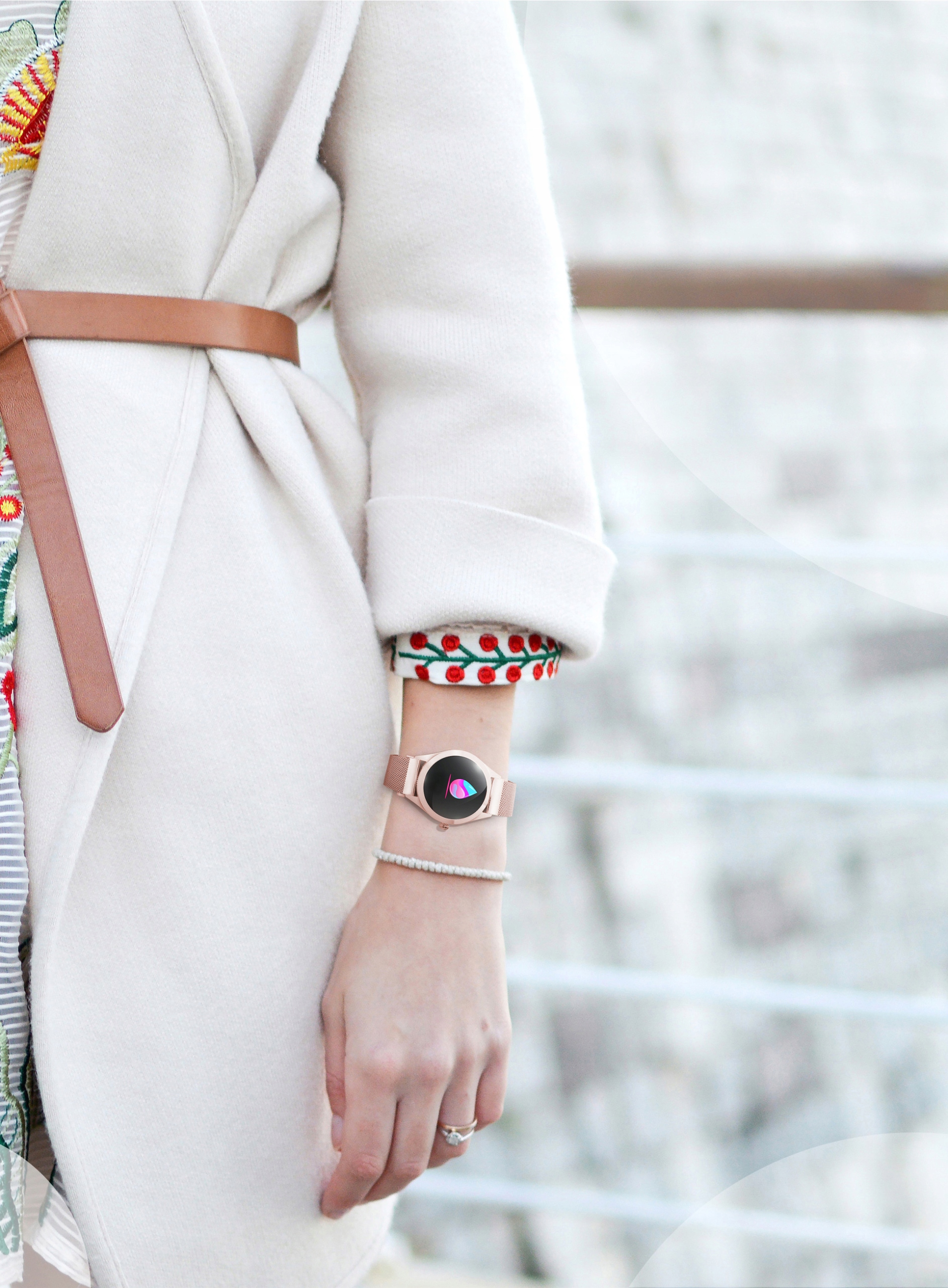 SMARTWATCH Zegarek KOMUNIA DZIEWCZYNKI FB SMS Kolor biały