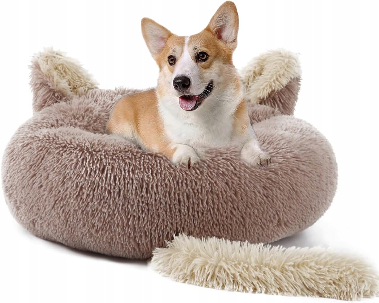 Levně Rayson Měkké plyšové pelíšek pro zvířata 20 x 60 cm béžové