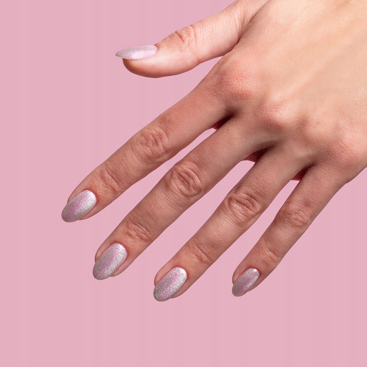 SEMILAC 484 The Cute One Lakier Hybrydowy do paznokci magnetyczny 7ml Kolor Odcienie czerwieni i różu Odcienie szarości i srebra