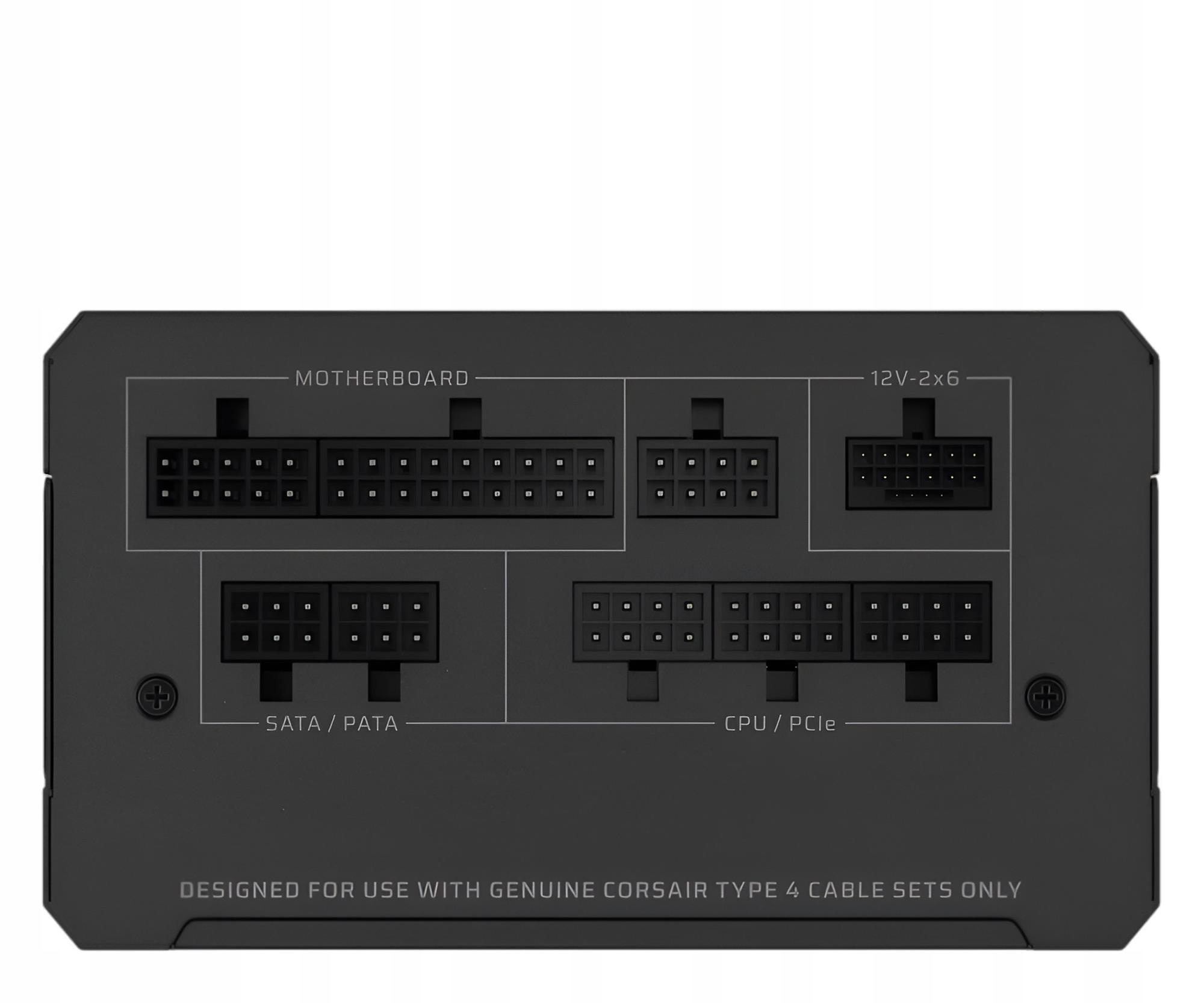 CORSAIR RM1000e, 1000 Watt, ATX 3.1, PCIe 5.1, Cybenetics GOLD Certified, Fully Modular — 5