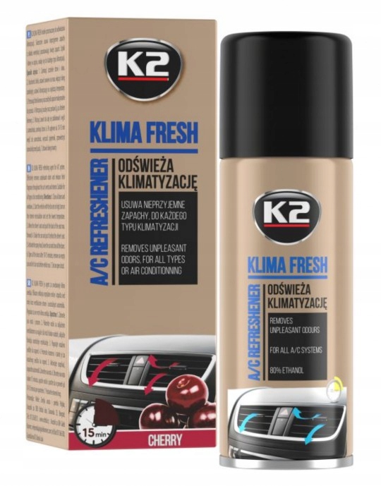 

Środek do odświeżania klimatyzacji K2 Fresh Cherry