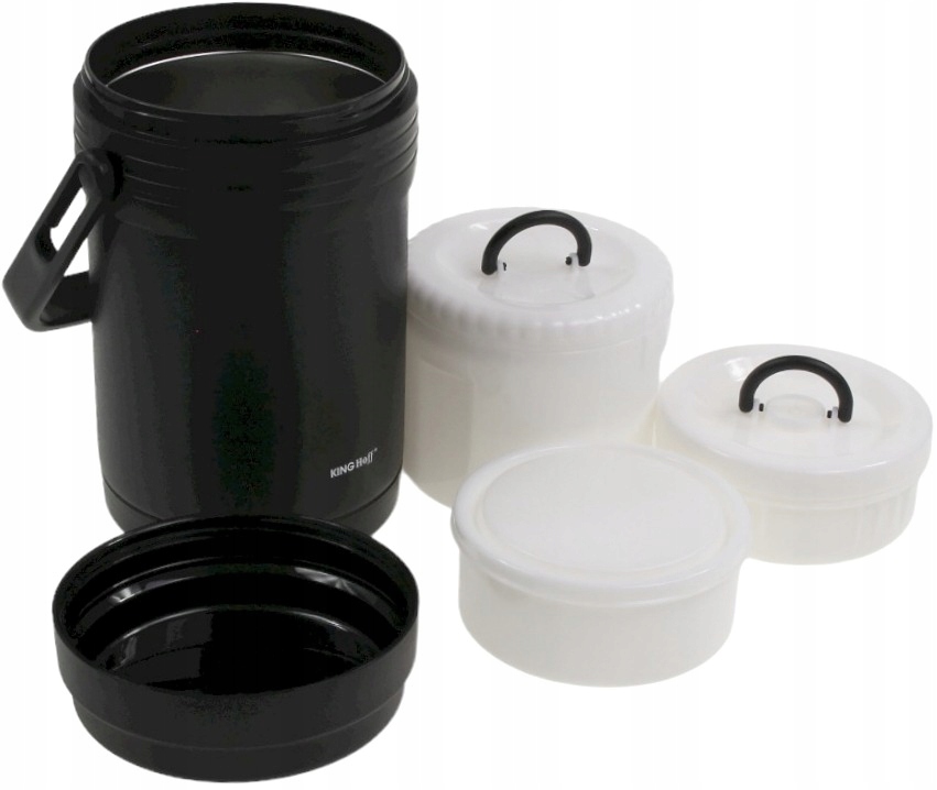 Termos obiadowy 1,5L + 3 pojemniki Nietłukący 1396 Kod producenta 4528773351670