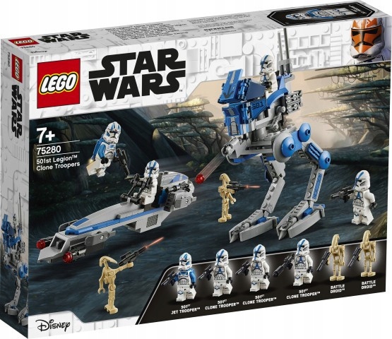 LEGO STAR WARS Żołnierze-klony z 501 legionu 75280