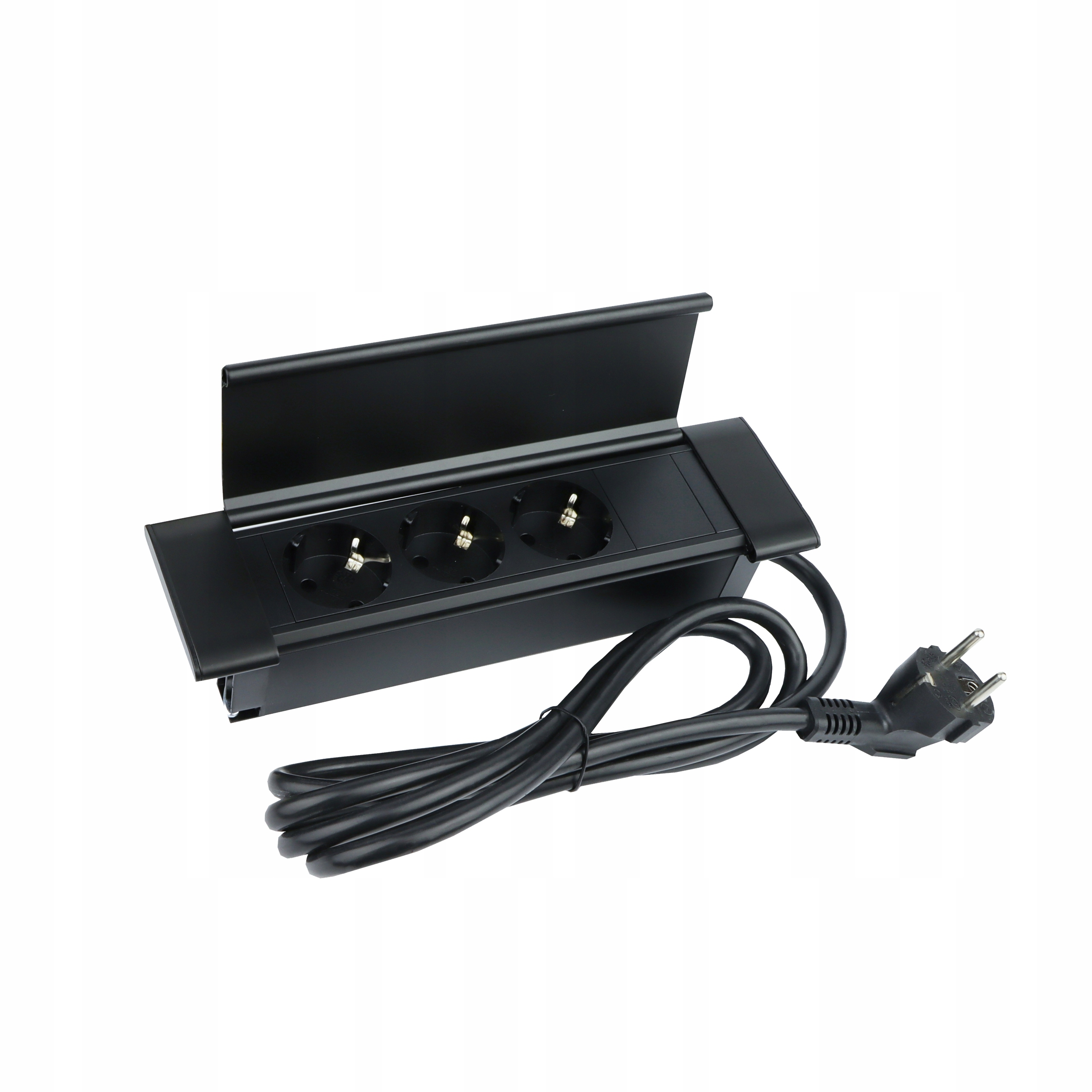 Gniazdo Flatbox Listwa Elektryczne blatowe Design Light czarny