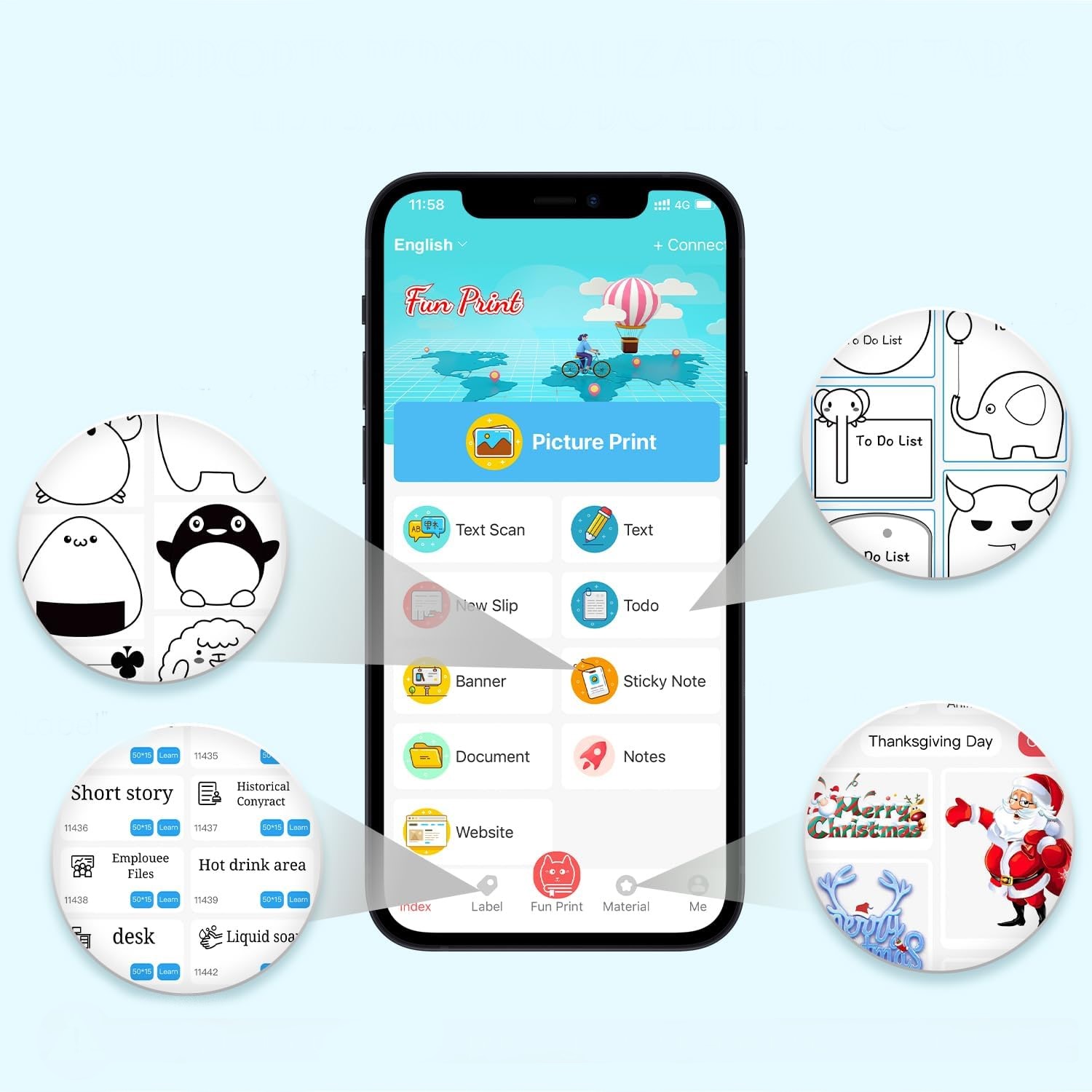 MINI DRUKARKA TERMICZNA KOT DO ZDJĘĆ + 11SZT ROLEK PREZENT NA ŚWIĘTA Producent GALAXIA
