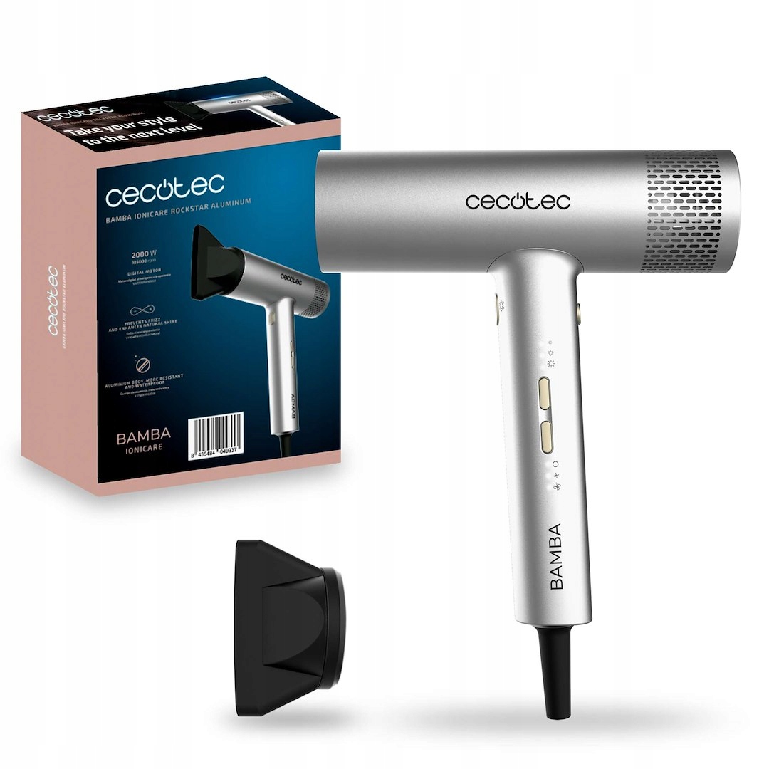 Sušič vlasov s iónmi Cecotec IoniCare RockStar Aluminum