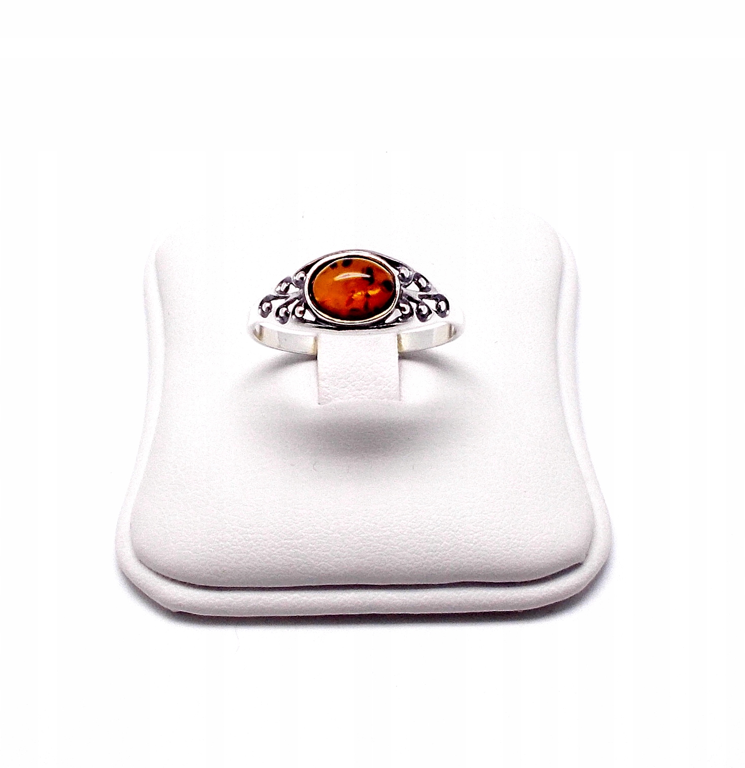 Pierścionek Z Bursztynem