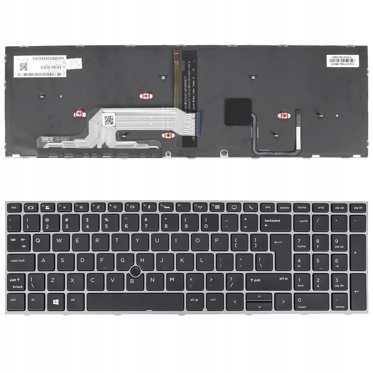 Klávesnice Pro Hp Zbook 15 G5 15 G6 17 G5 15 G6 Led Velký Enter