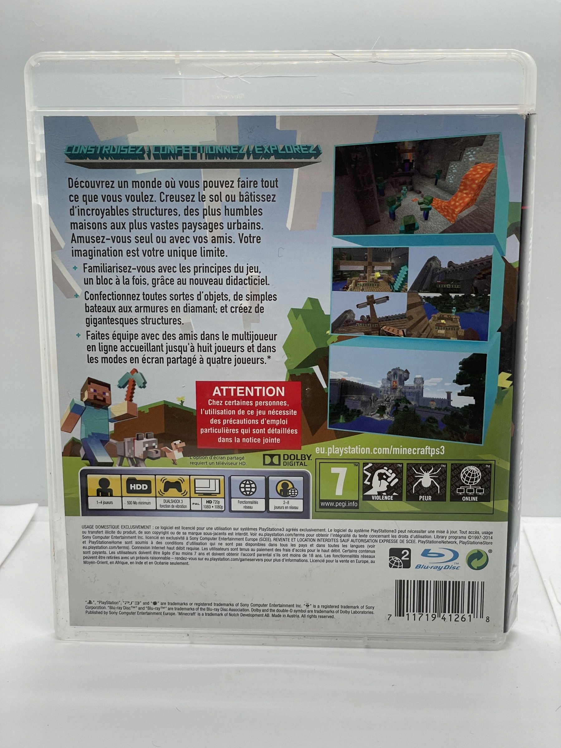 Minecraft PS3 Platforma PlayStation 3 (PS3)