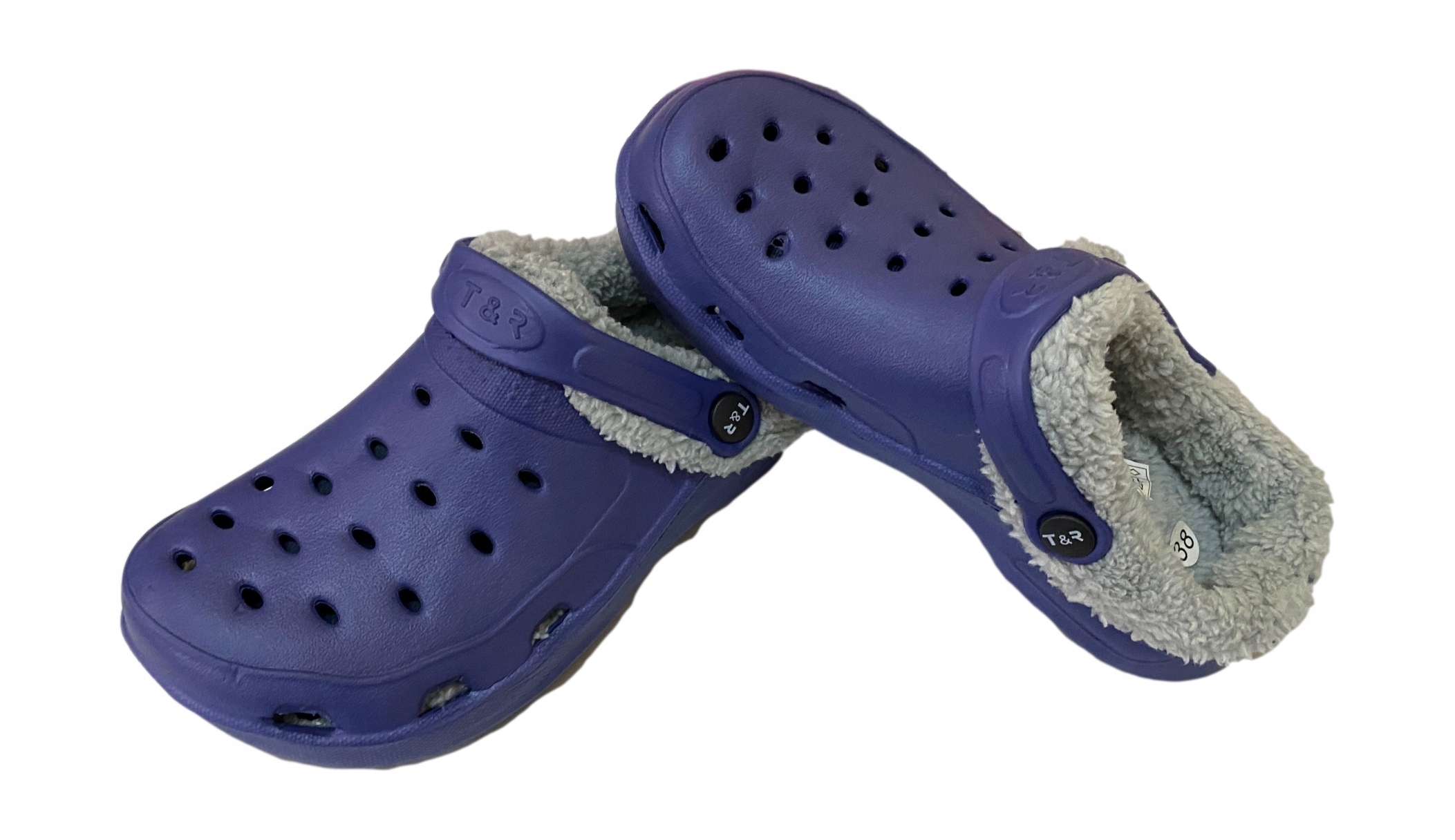 

Buty Ogrodowe Z Wyściółką lekkie ciepłe Fiolet *38