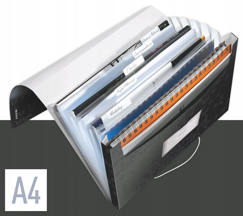 Teczka segregująca Leitz Wow A4 6 przegródek x2 Liczba sztuk w ofercie 2 szt.