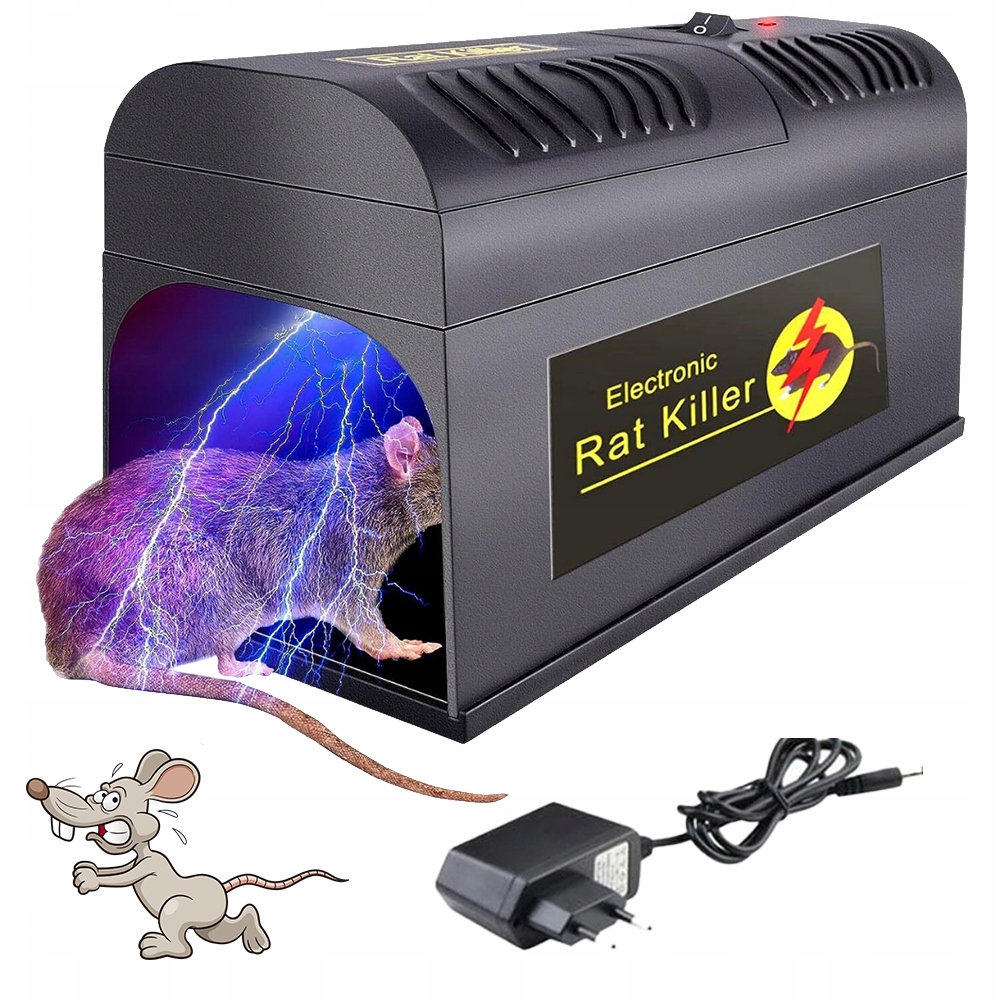 Napětí: Past Na Hlodavce Elektrická Past Na Myši Černá